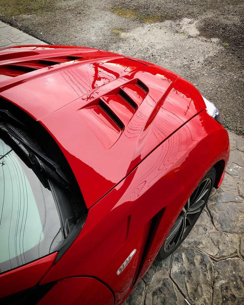 VeilSide 2013-2020 Scion FR-S/ Subaru BR-Z/ Toyota 86 Front Face Kit - Front Bumper, Front Fenders, Vented Hood (Japanese FRP)